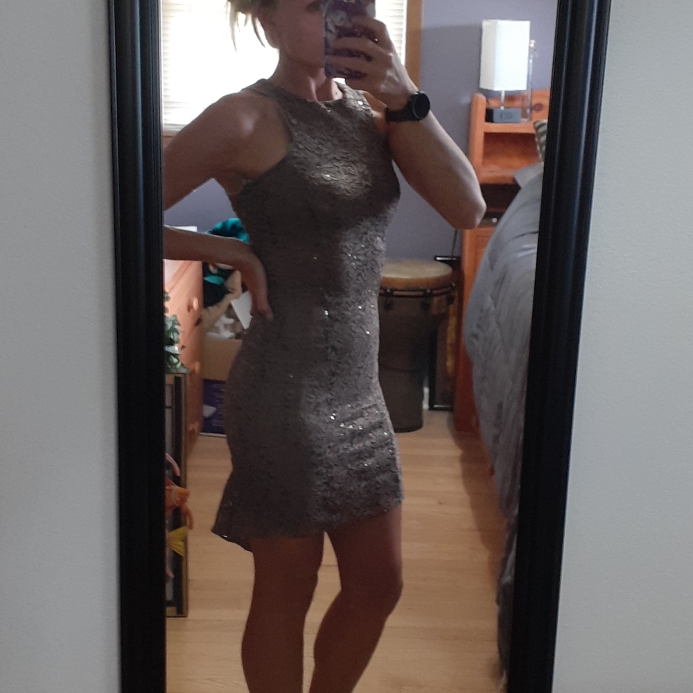 Womens fitted formal dress